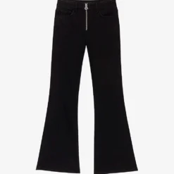 Maje Pidra Flared High-rise Jeans