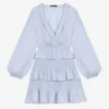 Maje Roulitana Ruffled Woven Mini Dress