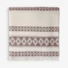 Maje Elza Geometric-pattern Fringed-edge Woven Scarf