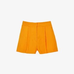 Sandro Benjamin High-rise Woven Shorts