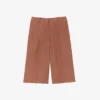 Sandro Aristide Straight-leg Mid-rise Cotton Shorts