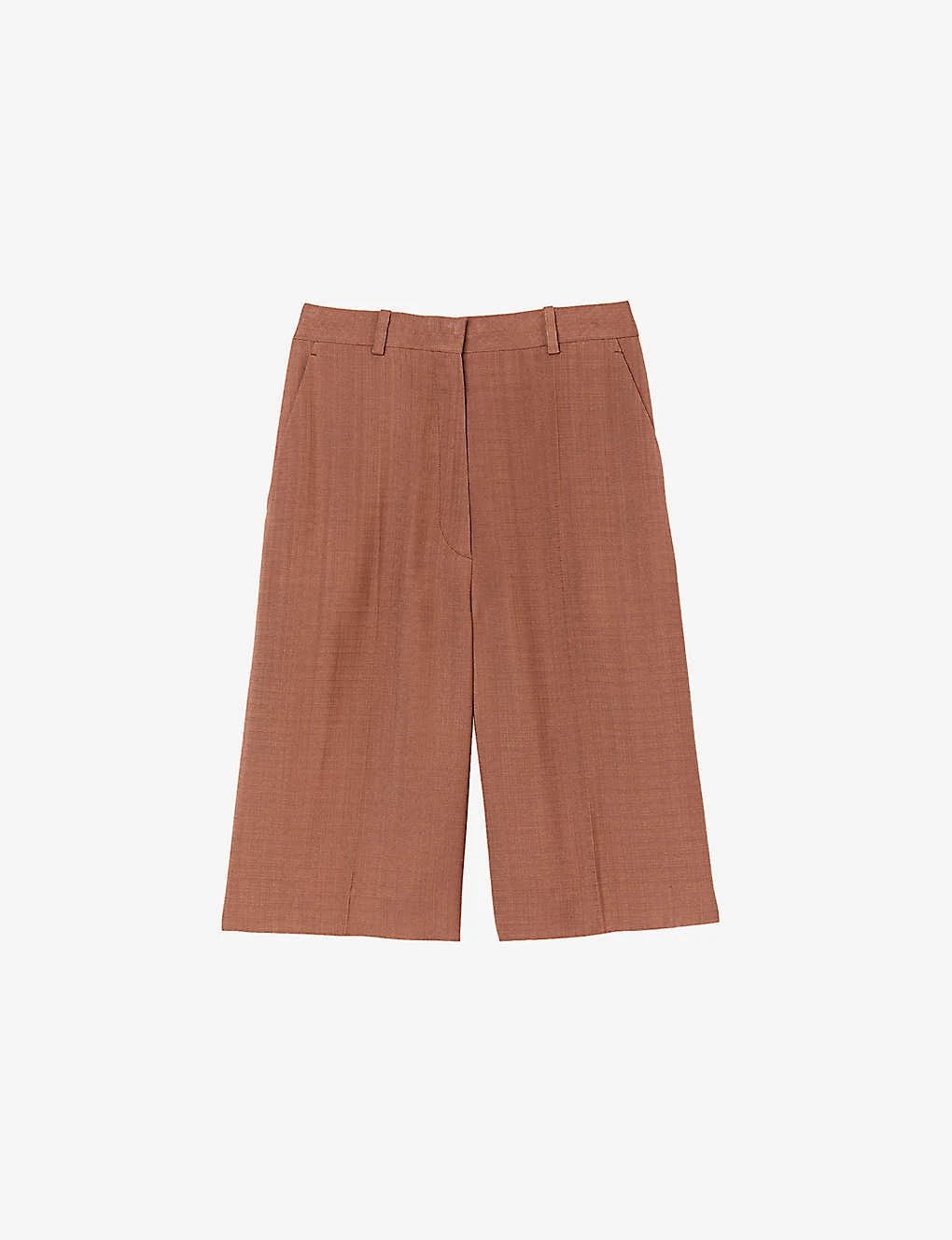 Sandro Aristide Straight-leg Mid-rise Cotton Shorts 1 Sandro Aristide Straight-leg Mid-rise Cotton Shorts