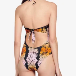 Sandro Pacifique Floral-print Swimsuit 8 Sandro Pacifique Floral-print Swimsuit -Outlet Pique Style Store R04102640 NOIRGRIS ALT03