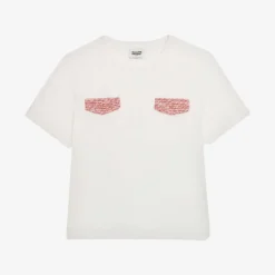 CLAUDIE PIERLOT Patch-pocket Cotton T-shirt