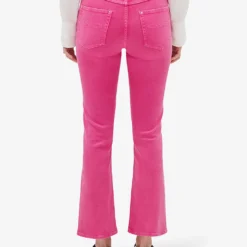CLAUDIE PIERLOT Palerme Cropped Stretch-denim Jeans -Outlet Pique Style Store R04103372 ROSES ALT03