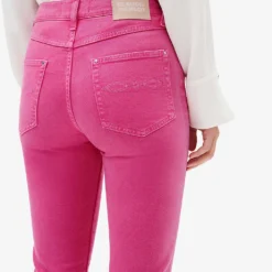 CLAUDIE PIERLOT Palerme Cropped Stretch-denim Jeans -Outlet Pique Style Store R04103372 ROSES ALT04
