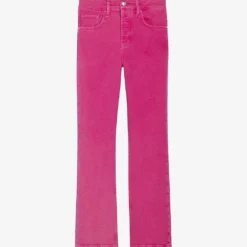 CLAUDIE PIERLOT Palerme Cropped Stretch-denim Jeans