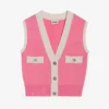 CLAUDIE PIERLOT Sleeveless Decorative-buttoned Knitted Vest