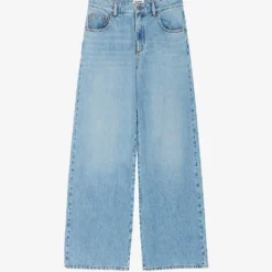CLAUDIE PIERLOT Platan Mid-rise Wide-leg Denim Jeans
