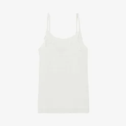 CLAUDIE PIERLOT Murmuri Ruffle-trim Woven Vest Top