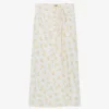 CLAUDIE PIERLOT Mimosa Floral-print Woven Midi Skirt