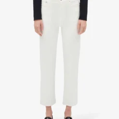 CLAUDIE PIERLOT Paquito Cropped Stretch-denim Jeans -Outlet Pique Style Store R04104034 NATURELS ALT02