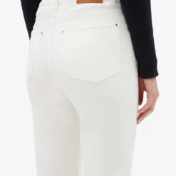 CLAUDIE PIERLOT Paquito Cropped Stretch-denim Jeans -Outlet Pique Style Store R04104034 NATURELS ALT04