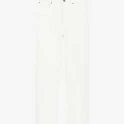 CLAUDIE PIERLOT Paquito Cropped Stretch-denim Jeans