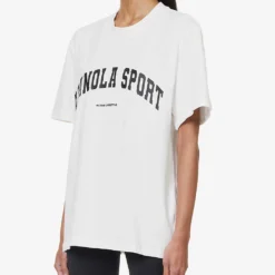 Core Relaxed-fit Cotton-jersey T-shirt -Outlet Pique Style Store R04104630 WHITE ALT02