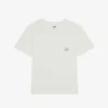 CLAUDIE PIERLOT Timon Logo-embroidered Cotton-jersey T-shirt
