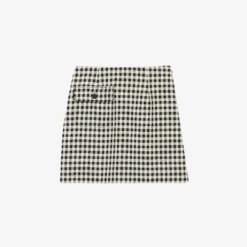 CLAUDIE PIERLOT Seine Gingham Check Woven Mini Skirt