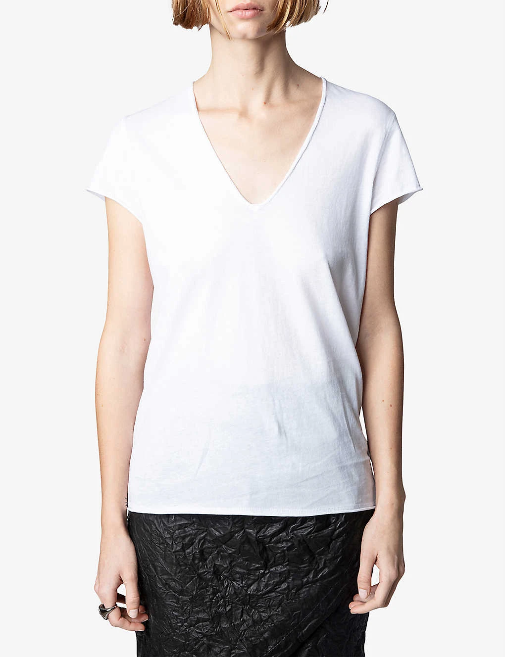 Zadig & Voltaire Story Floral And Skull Cotton T-shirt 3 Zadig & Voltaire Story Floral And Skull Cotton T-shirt - Image 3