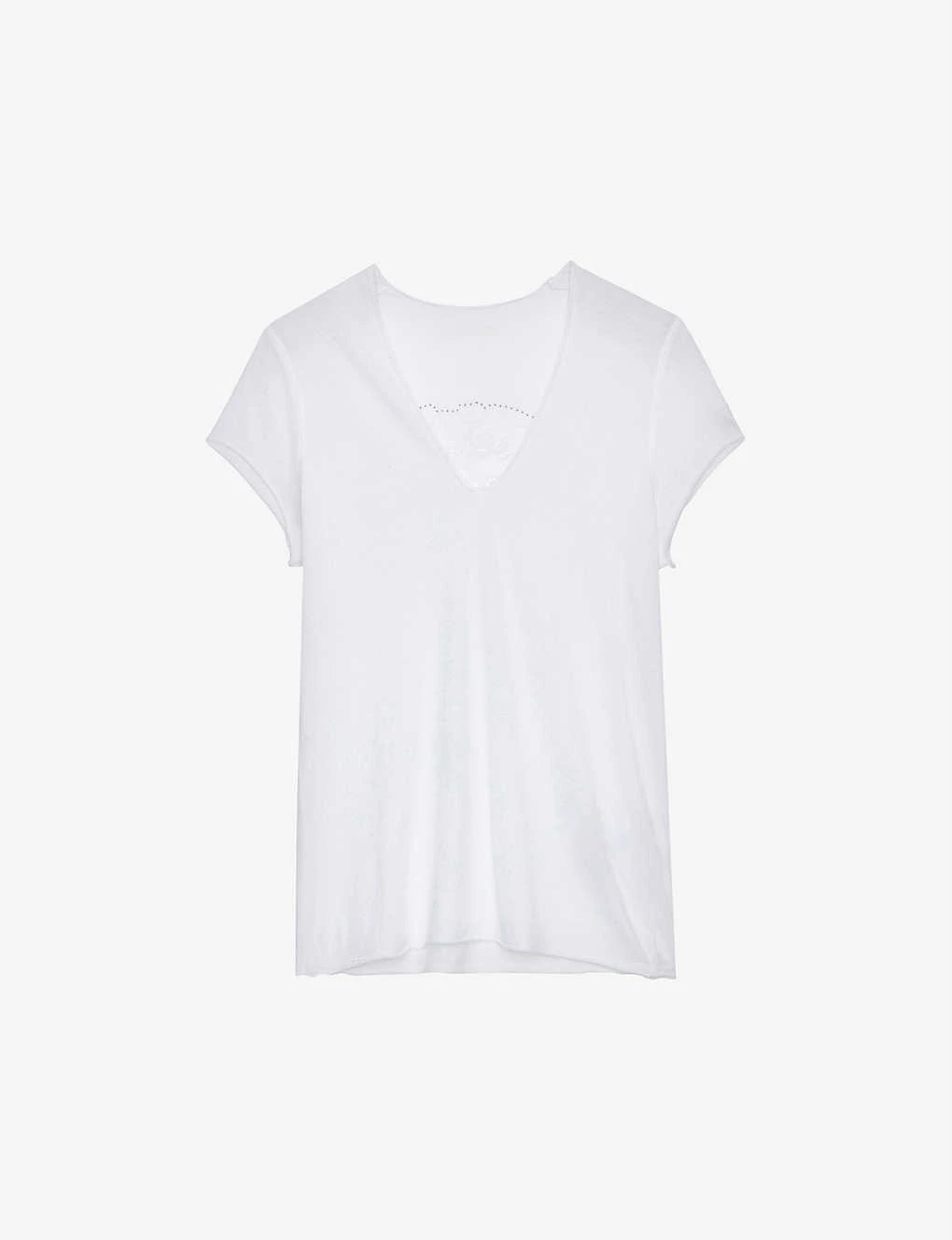 Zadig & Voltaire Story Floral And Skull Cotton T-shirt 1 Zadig & Voltaire Story Floral And Skull Cotton T-shirt