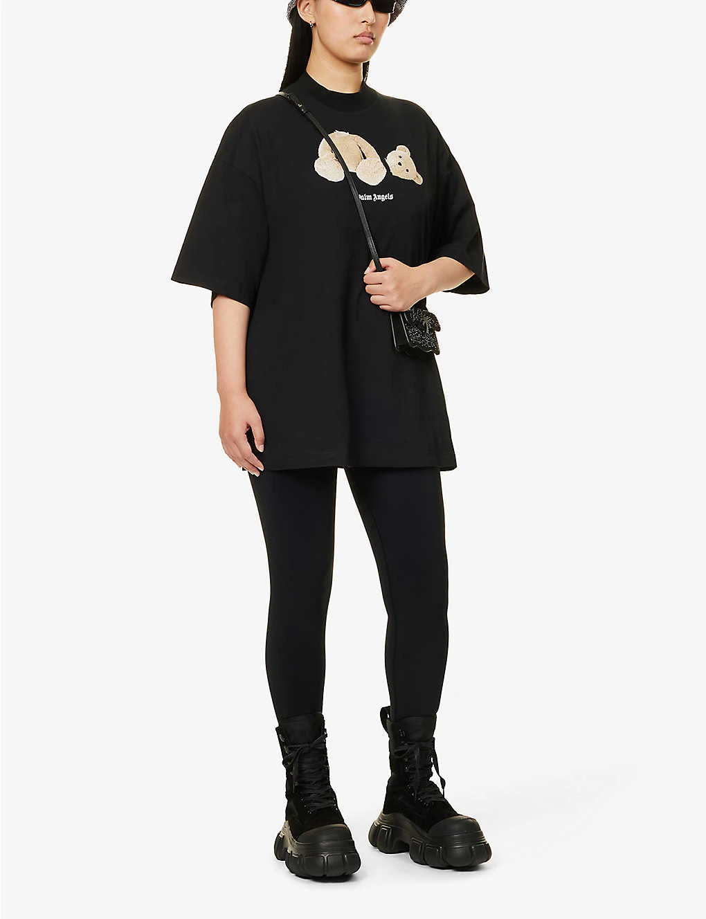 Palm Angels Bear-print Cotton-jersey T-shirt 2 Palm Angels Bear-print Cotton-jersey T-shirt - Image 2