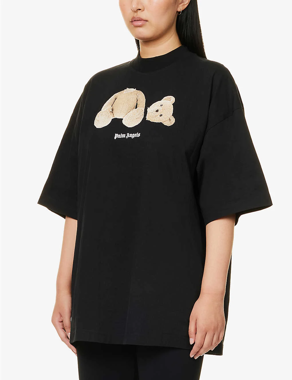 Palm Angels Bear-print Cotton-jersey T-shirt 3 Palm Angels Bear-print Cotton-jersey T-shirt - Image 3