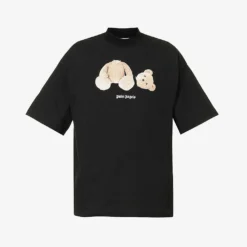 Palm Angels Bear-print Cotton-jersey T-shirt