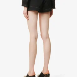 Jacquemus Le Short High-rise Wool Shorts 9 Jacquemus Le Short High-rise Wool Shorts -Outlet Pique Style Store R04107849 BLACK ALT03