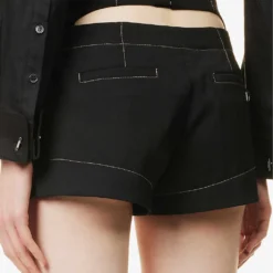 Jacquemus Le Short High-rise Wool Shorts 11 Jacquemus Le Short High-rise Wool Shorts -Outlet Pique Style Store R04107849 BLACK ALT05