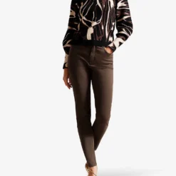 Ted Baker Sophaa Skinny-leg Mid-rise Jeans -Outlet Pique Style Store R04109077 DKBROWN ALT01