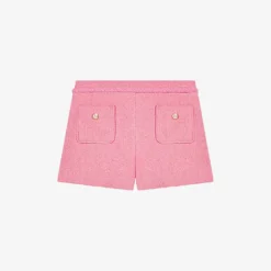 Maje Iapela Patch-pocket Stretch-tweed Shorts
