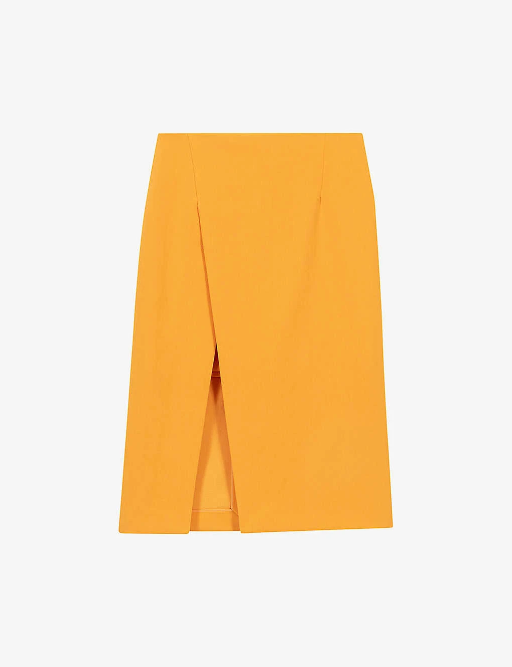 Maje Asymmetric-wrap Stretch-cotton Midi Skirt 1 Maje Asymmetric-wrap Stretch-cotton Midi Skirt