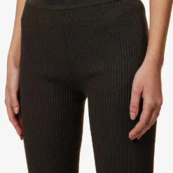 ESSENTIALS Logo-tab Ribbed Woven Shorts -Outlet Pique Style Store R04111040 OFFBLACK ALT04