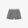 Sandro Jaures Pleated Wool-blend Shorts