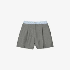 Sandro Jaures Pleated Wool-blend Shorts