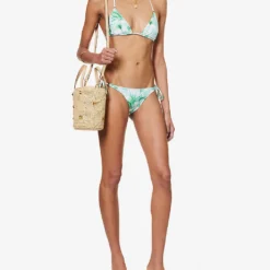 Melissa Odabash Key West Triangle Bikini Top -Outlet Pique Style Store R04111515 PALM ALT01