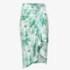 Melissa Odabash Pareo Leaf-print Woven Sarong