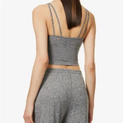 Vuori Performance Fitted Recycled Polyester-blend Top -Outlet Pique Style Store R04114831 HEATHERGREY ALT03