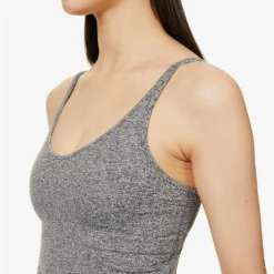 Vuori Performance Fitted Recycled Polyester-blend Top -Outlet Pique Style Store R04114831 HEATHERGREY ALT04