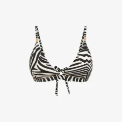 Reiss Melody Zebra-print Bikini Top