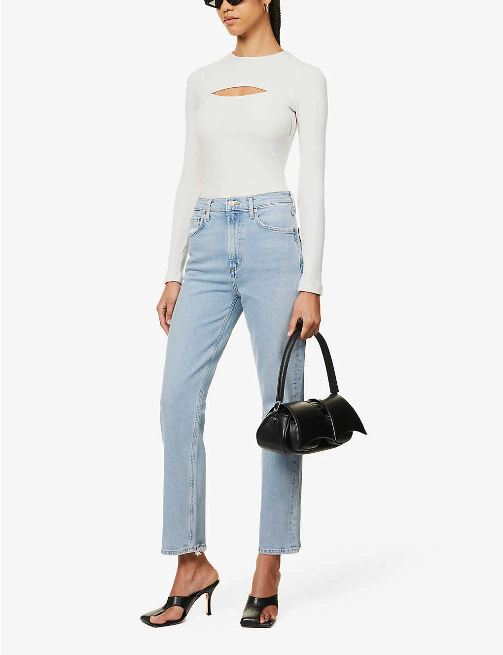 AGOLDE Stovepipe Straight-leg High-rise Stretch-denim Jeans 2 AGOLDE Stovepipe Straight-leg High-rise Stretch-denim Jeans - Image 2