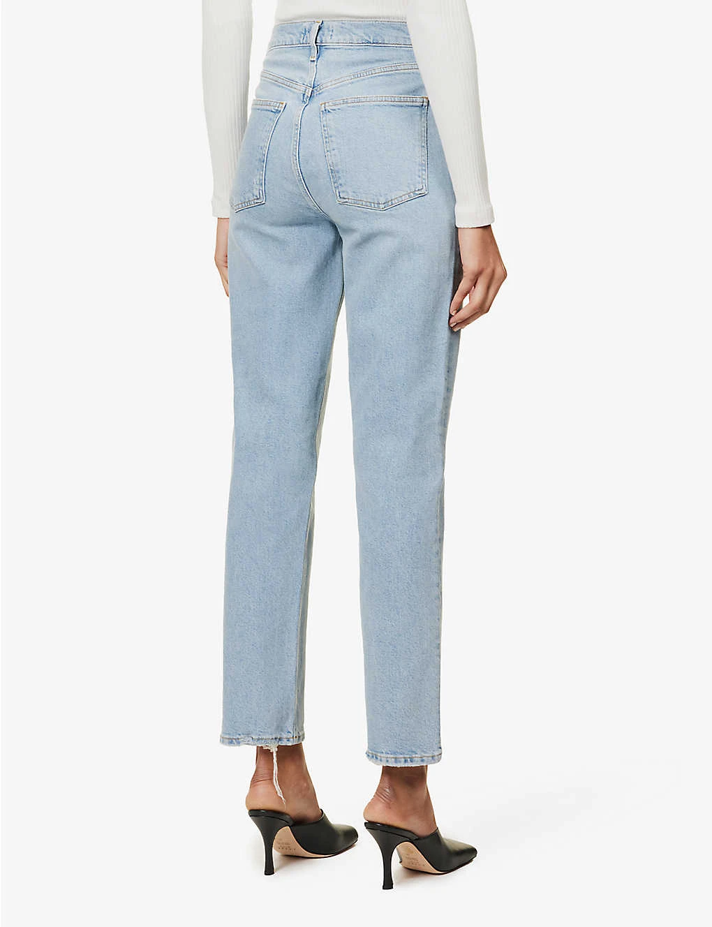 AGOLDE Stovepipe Straight-leg High-rise Stretch-denim Jeans 4 AGOLDE Stovepipe Straight-leg High-rise Stretch-denim Jeans - Image 4