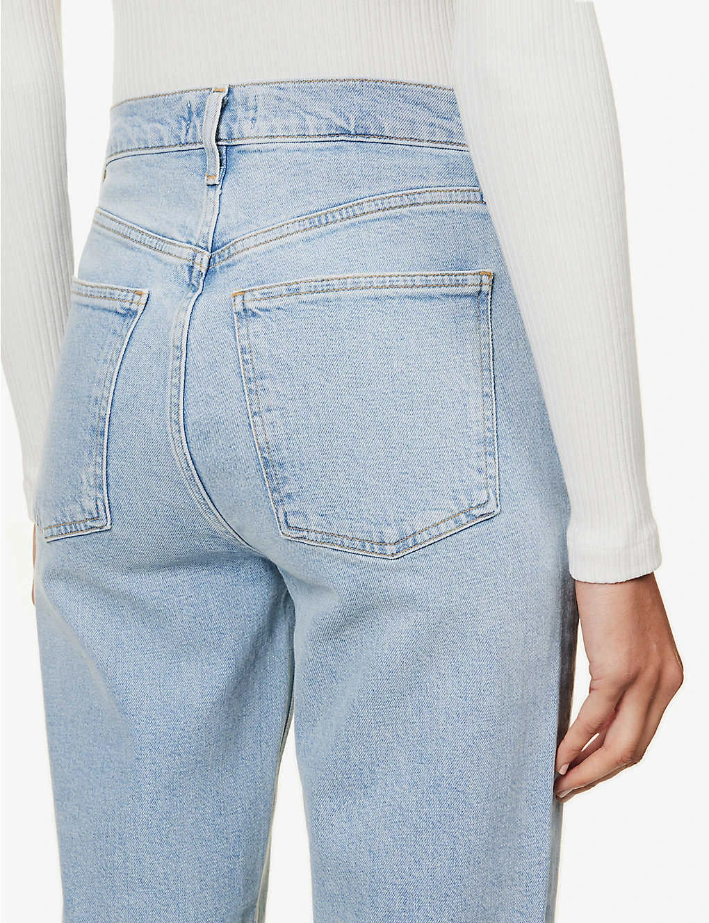 AGOLDE Stovepipe Straight-leg High-rise Stretch-denim Jeans 6 AGOLDE Stovepipe Straight-leg High-rise Stretch-denim Jeans - Image 6