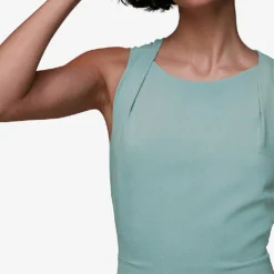 Whistles Tie Back Stretch-crepe Maxi Dress -Outlet Pique Style Store R04118636 ALT04