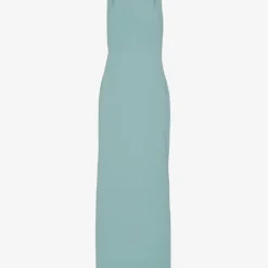 Whistles Tie Back Stretch-crepe Maxi Dress