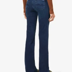 7 For All Mankind Bair Bootcut-leg Mid-rise Stretch-denim Jeans -Outlet Pique Style Store R04118669 PARKAVENUE ALT03