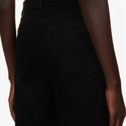 FRAME Le Palazzo Wide-leg Stretch-denim Jeans 11 FRAME Le Palazzo Wide-leg Stretch-denim Jeans -Outlet Pique Style Store R04118779 NOIR ALT04