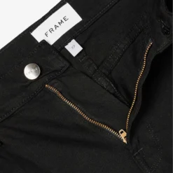 FRAME Le Palazzo Wide-leg Stretch-denim Jeans 13 FRAME Le Palazzo Wide-leg Stretch-denim Jeans -Outlet Pique Style Store R04118779 NOIR ALT06