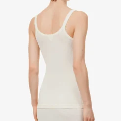 Bottega Veneta Semi-sheer Cotton-blend Knitted Top 8 Bottega Veneta Semi-sheer Cotton-blend Knitted Top -Outlet Pique Style Store R04121126 CHALK ALT03