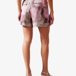 Ted Baker Floral-print Tailored High-rise Woven Shorts 7 Ted Baker Floral-print Tailored High-rise Woven Shorts -Outlet Pique Style Store R04122510 CORAL ALT03