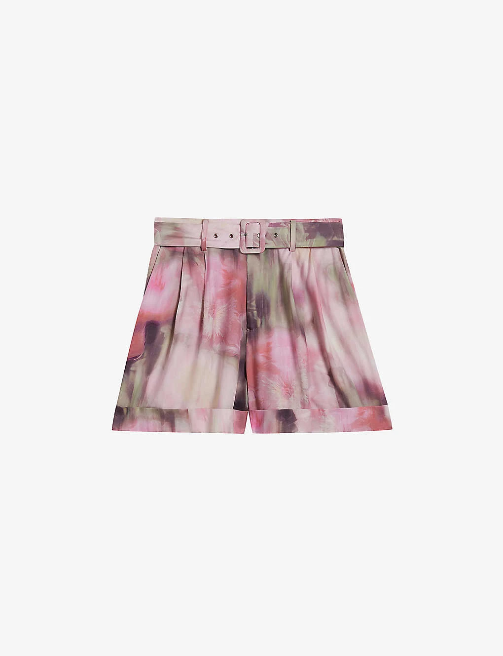 Ted Baker Floral-print Tailored High-rise Woven Shorts 1 Ted Baker Floral-print Tailored High-rise Woven Shorts